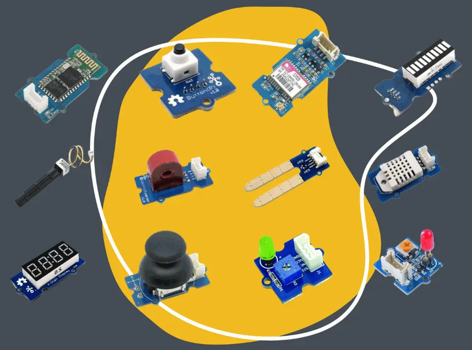 Modules capteurs et actionneurs Grove compatibles avec Plug’Uino Py et Arduino