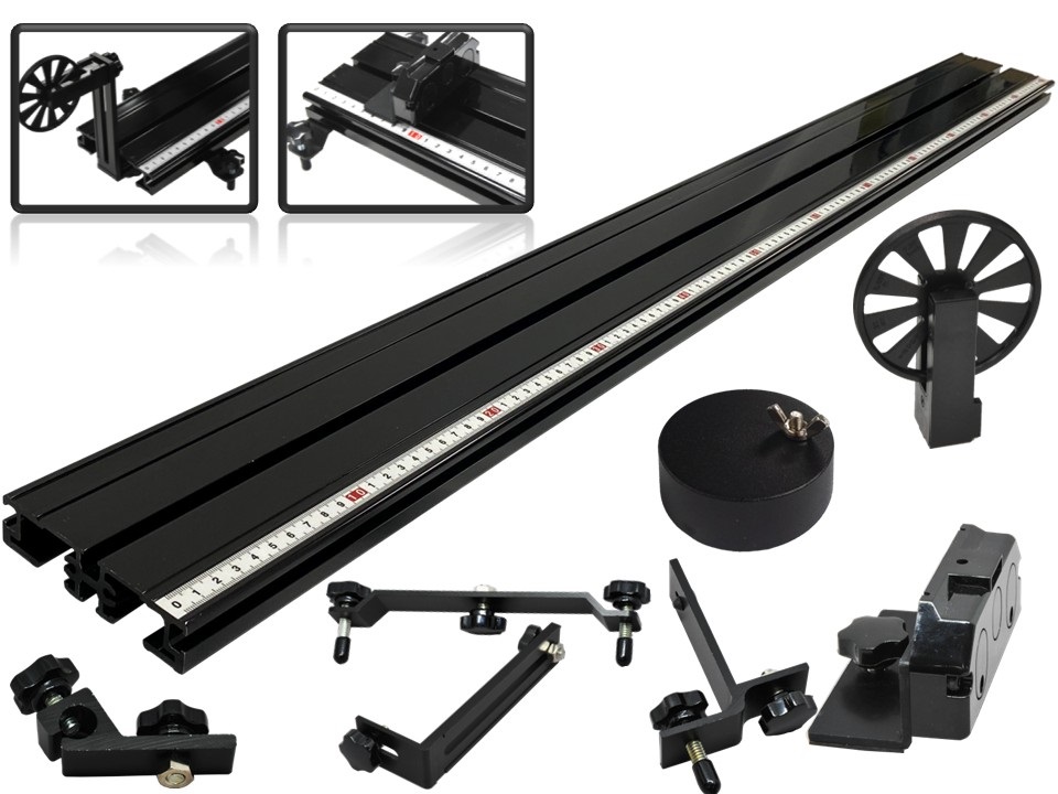 Rail 1,2 m et ses accessoires pour Chariot mobile Motion+ (Bluetooth®) Réf. 602088