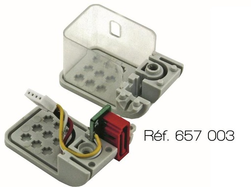 [T657003] Boîtier Plug'Uino vide pour capteur ou module Grove 20x20 cm